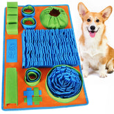 Vivifying Snuffle Mat for Dogs showing interactive puzzle play to enrich feeding.