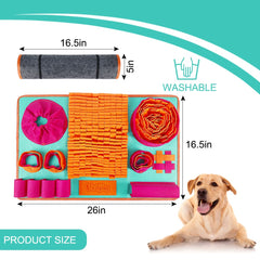 Vivifying snuffle mat designed for small dogs and cats to boost engagement.