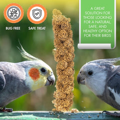 Vivlly spray millet packaging on pantry shelf emphasizes easy storage.