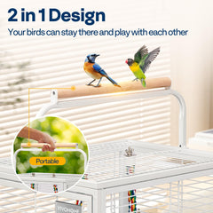 VIVOHOME 0.6-inch spacing emphasizes safe jumping and movement for birds.