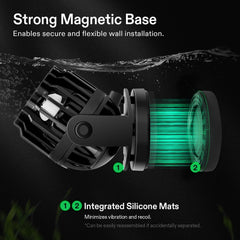 VIVOSUN vertical head adjustment allows precise head angle for thorough tank coverage.