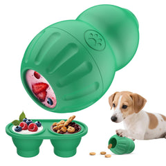 VIWIK frozen-treat-dispensing-toy-green promoting mental engagement for dogs