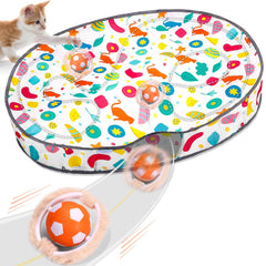 VIWIK interactive cat toy ball on play mat stimulating hunting instincts