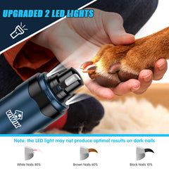 VIWIK USB-rechargeable dog nail grinder offering cordless grooming anywhere.
