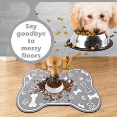 Voanos stain-protection mat protects floors from pet messes.