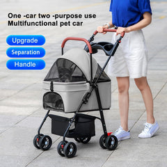 VOCRVSJY stroller folding mechanism for quick compact storage.