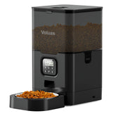 Voluas cat dispenser timer front view for reliable scheduled meals.