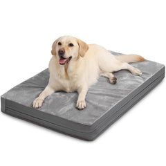 Vonabem waterproof dog bed large front view showing roomy space and support