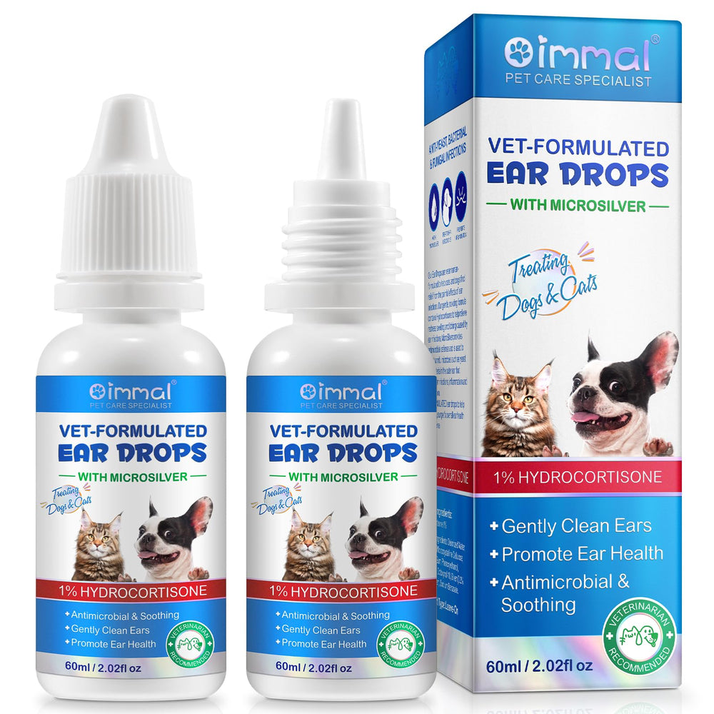 VOSIFSDIY dog-cat ear drops bottle pour for easy application and gentle relief