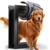 VOSOIR 3-Flap Dog Door front view for secure indoor/outdoor access and insulation