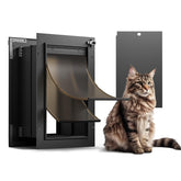 VOSOIR cat door wall cutout shows snug fit for small pets