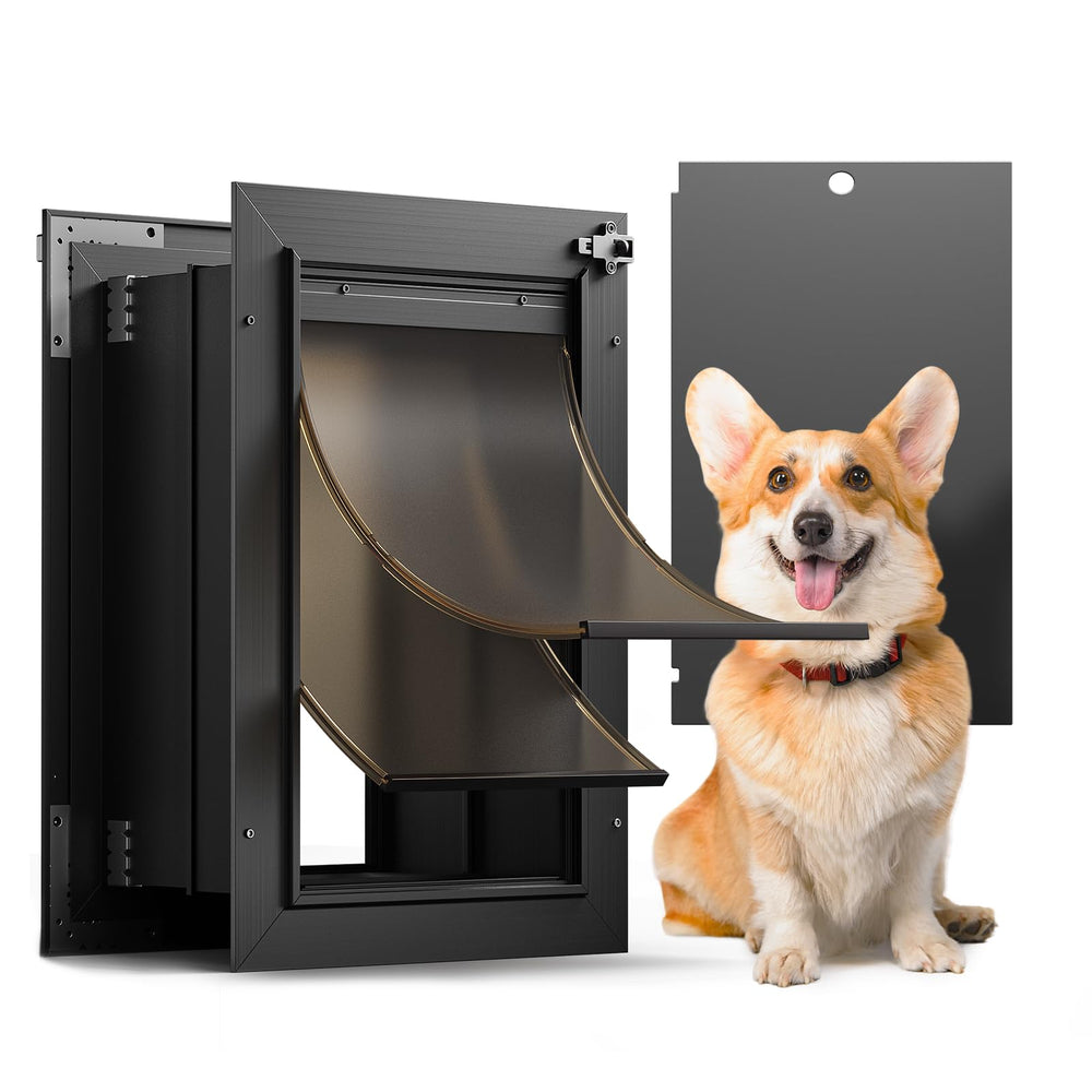 VOSOIR dog door wall opening enables easy indoor-outdoor access for medium dogs.