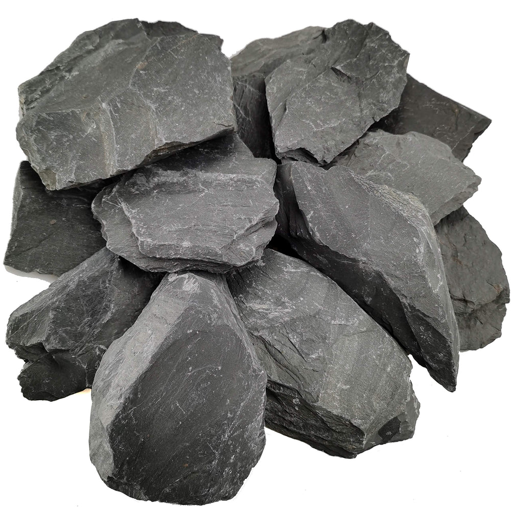 Voulosimi natural slate rocks large cluster enhances aquariums with natural depth