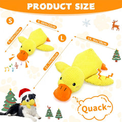 VOXGET calming pillow duck yellow soft velvet for naps