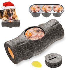 VOXGET Interactive Dog Treat Toy front view shows durable design for aggressive chewers