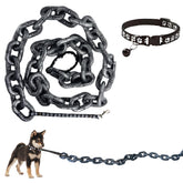 VQARCH 6ft funny dog leash with giant plastic chain for playful, attention-grabbing walks.