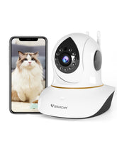 VSTARCAM Interactive Pet Camera with dual antennas for lag-free, responsive pet interactions.