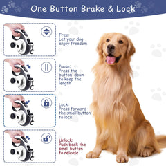 VTOPVMAX 360 degree tangle-free design keeps leash smooth from any angle
