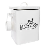 Vumdua dog-cat food container lid demonstrates airtight seal for fresher kibble.