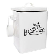Vumdua dog-cat food container lid demonstrates airtight seal for fresher kibble.