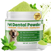 VUN dog dental powder bottle for easy daily oral care