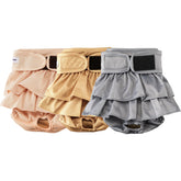 VUNCESSIN reusable dog diapers with 3 patterns offer stylish protection for daily wear.