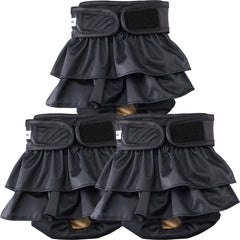 VUNCESSIN reusable dog diapers with three patterns for stylish, eco-friendly wear