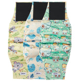 VUNCESSIN washable male dog diapers pattern1 display offering reusable protection during training