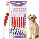 VVHOMIFE dog toothbrush dual-head design for complete daily cleaning