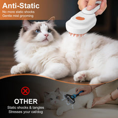 VVVVVW Steam Brush side grip highlights ergonomic handle for comfortable sessions.