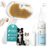 VVWVVW Pet Steam Brush front view for quick grooming and reduced shedding