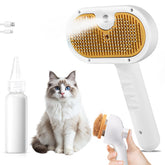 VVWVVW Pet Steam Brush front view demonstrates compact design for quick grooming sessions