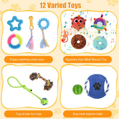 VYNALTIX squeaky toys engage puppies with sound driven play