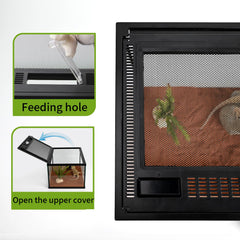 Waazoorep top with metal screen ventilation for airflow and lighting.