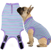 Wabdhaly recovery suit with zipper closure enables easy on/off during recovery.