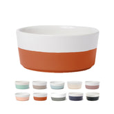 Waggo Dipper bowl terracotta large emphasizes heavyweight build for durable feeding sessions.