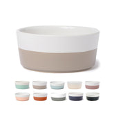 Waggo Dipper large front view shows durable stoneware for daily meals