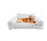 Wagsage cute couch 40-inch cream pet sofa for cozy naps