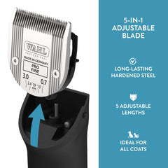 Superior tooth geometry keeps blade cooler during extended grooming sessions.