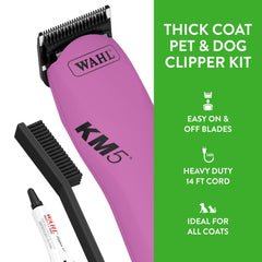 Wahl Pro Animal complete grooming kit includes oil and brush.