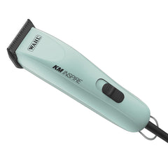 Wahl Pro Animal KM Inspire brushless motor close-up showing cooler operation.