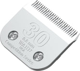 Wahl Professional Animal 30 Fine Blade close-up shows precision cutting.