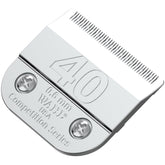 Wahl Professional Animal 40 blade close-up shows 0.6mm cut length for precise grooming results.