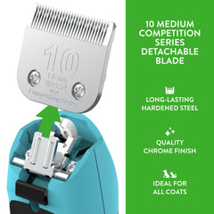 Wahl Professional Animal used on a dog coat for a neat finish.