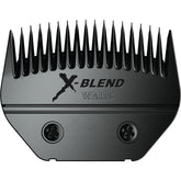 Wahl X-Blend Ultimate Competition blade for cattle, close-up of sharp edge for precise shaping.