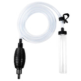 Waifoter gravel vacuum cleaner in tank removes debris for clearer water