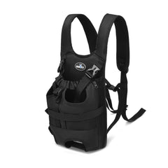 Wakytu Dog Front Carrier main view highlighting breathable mesh and leg-out fit.