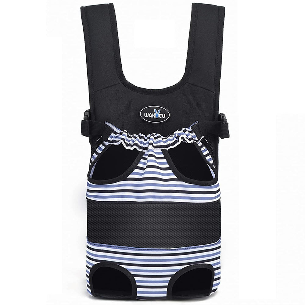 Wakytu dog front carrier small size back view for secure travel with small dogs.