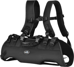 Wakytu dog lift harness side view shows hands-free stair support