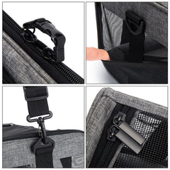 Wakytu pet carrier three entrances feature for quick access during transit.